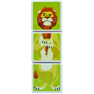 مکعب مغناطیسی 3 تایی حیوانات ساوانا