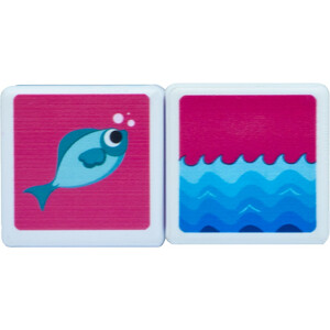 مکعب مغناطیسی 2 تایی حیوان و لانه