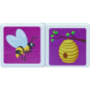 مکعب مغناطیسی 2 تایی حیوان و لانه