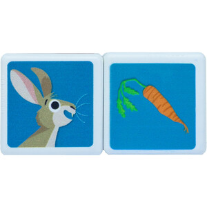 مکعب مغناطیسی 2 تایی حیوان و غذا