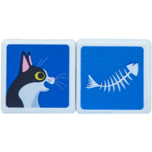 مکعب مغناطیسی 2 تایی حیوان و غذا