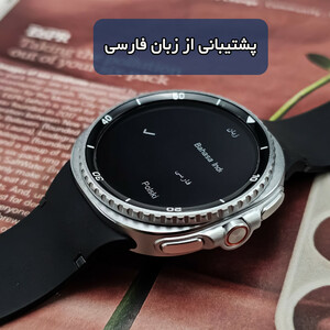 ساعت هوشمند 46 میلی متر وونک مدل Galaxy 8a-26 با بند سیلیکونی