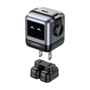 شارژر دیواری 30 وات یوگرین مدل Robot Nexode RG PD GaN Fast Charger به همراه کابل USB-C