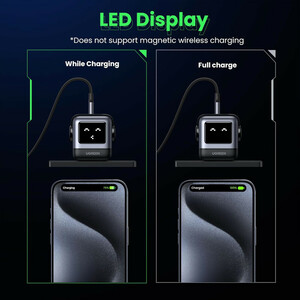 شارژر دیواری 30 وات یوگرین مدل Robot Nexode RG PD GaN Fast Charger به همراه کابل USB-C