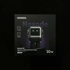 شارژر دیواری 30 وات یوگرین مدل Robot Nexode RG PD GaN Fast Charger به همراه کابل USB-C