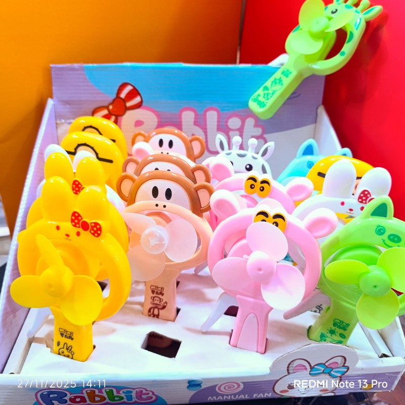 پنکه اسباب بازی دستی