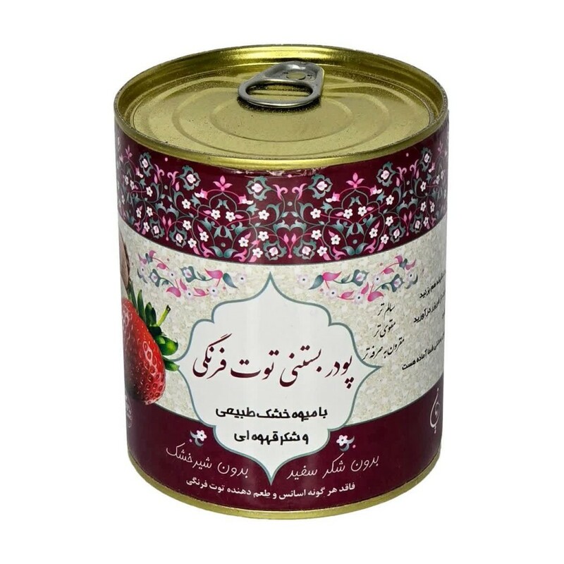 پودر بستنی توت فرنگی ریان (200 گرم)