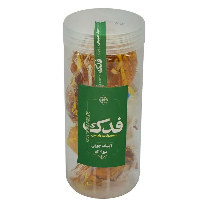 آبنبات چوبی میوه ای فدک سبز (300 گرم)