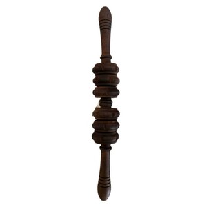 ماساژور چوبی وردنه ای عاج دار (6 چرخ)