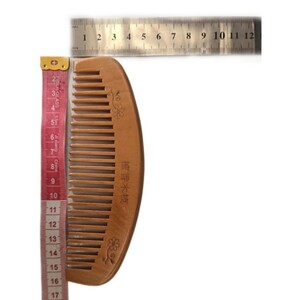 شانه چوبی سنتی (دندانه درشت بدون دسته)