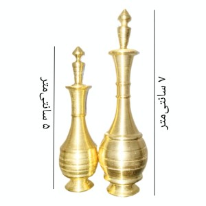 سرمه دان برنجی بزرگ