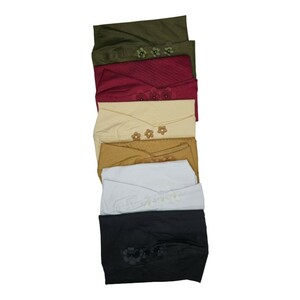 مقنعه نقابدار سه گل دخترانه ثنا (کد M_703)