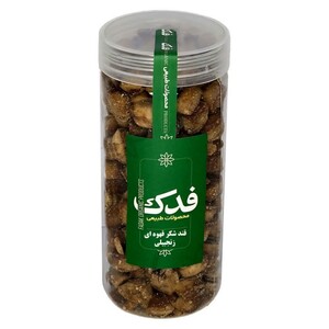 قند قهوه ای نیشکر طعم دار فدک سبز (450 گرم)