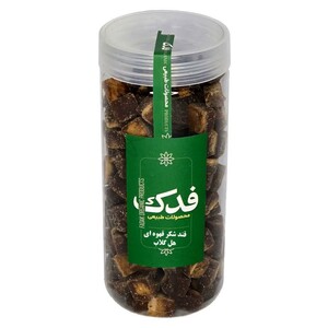 قند قهوه ای نیشکر طعم دار فدک سبز (450 گرم)