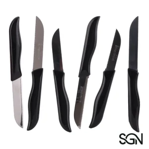 چاقو 6 عددی میوه خوری برند اس جی ان SGN