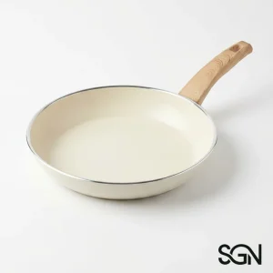 سرویس 7 پارچه قابلمه و تابه کرم برند ویوالدی VIVALDI مدل دایموند