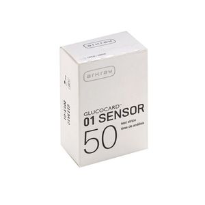 نوار تست قند خون آرکری (Arkray) مدل گلوکوکارد (Glucocard) 01 sensor