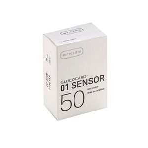  نوار تست قند خون آرکری (Arkray) مدل گلوکوکارد (Glucocard) 01 sensor تاریخ انقضا: 2026/04/30