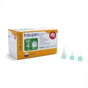 سر سوزن قلم انسولین پیک سلوشن (PIC Solution) 04 میلی متر گیج 32 بسته 100 عددی