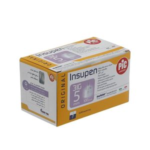 سر سوزن قلم انسولین پیک سلوشن (PIC Solution) 05 میلی متر گیج 31 بسته 100 عددی