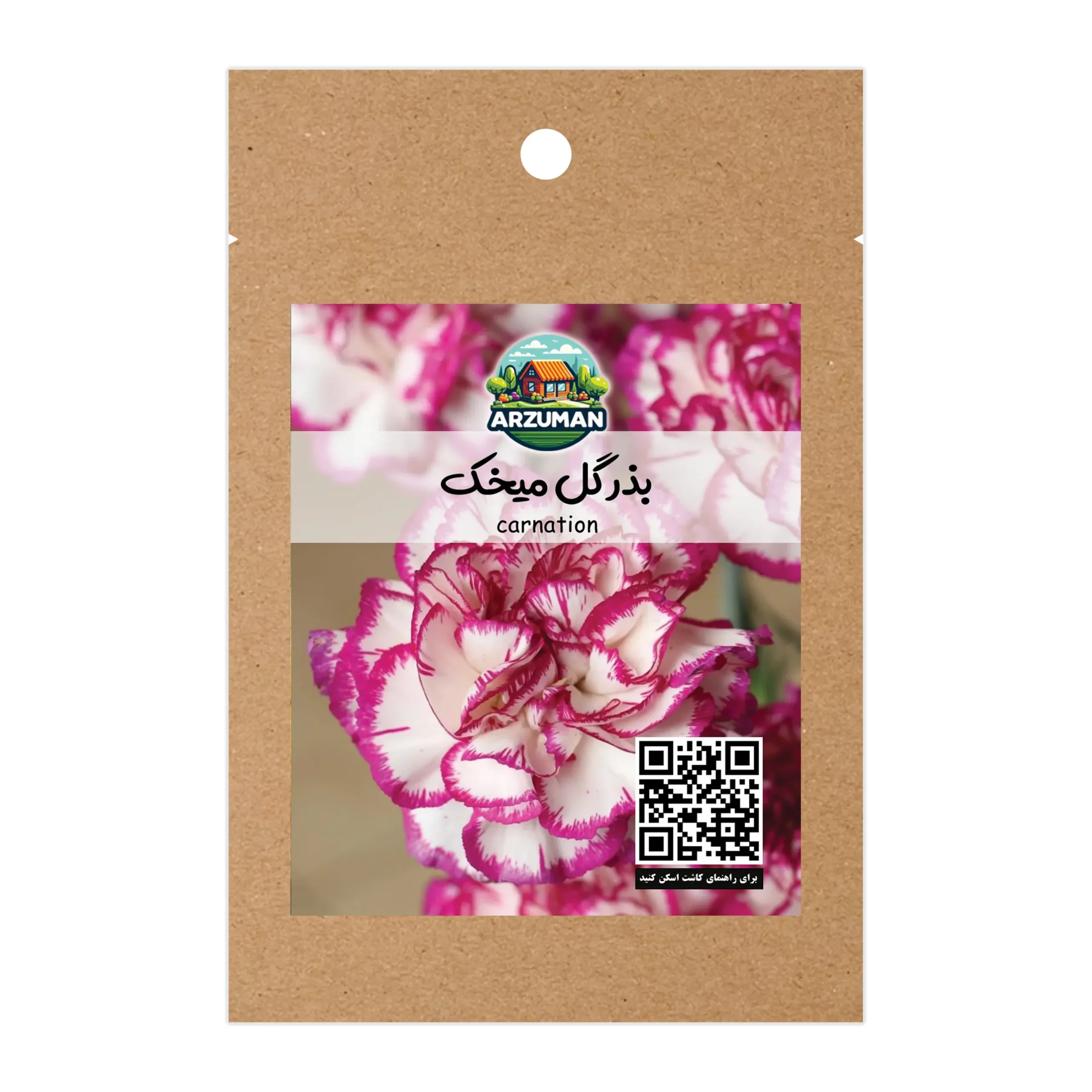 بذر گل میخک الوان و معطر آرزومان