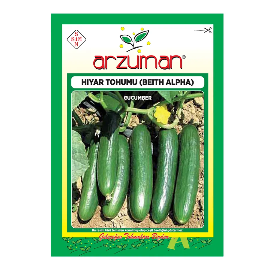 بذر خیار بت آلفا آرزومان ترکیه بسته 10 گرمی