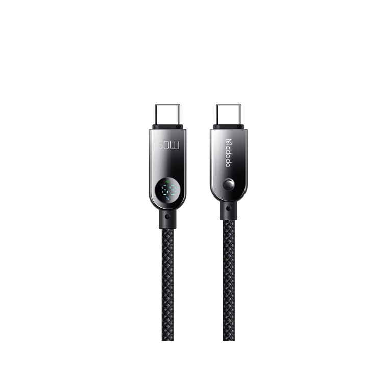 کابل تایپ‌سی مک‌دودو CA-4780 | شارژ سریع ۶۰ وات + انتقال داده، طول ۱.۲ متر