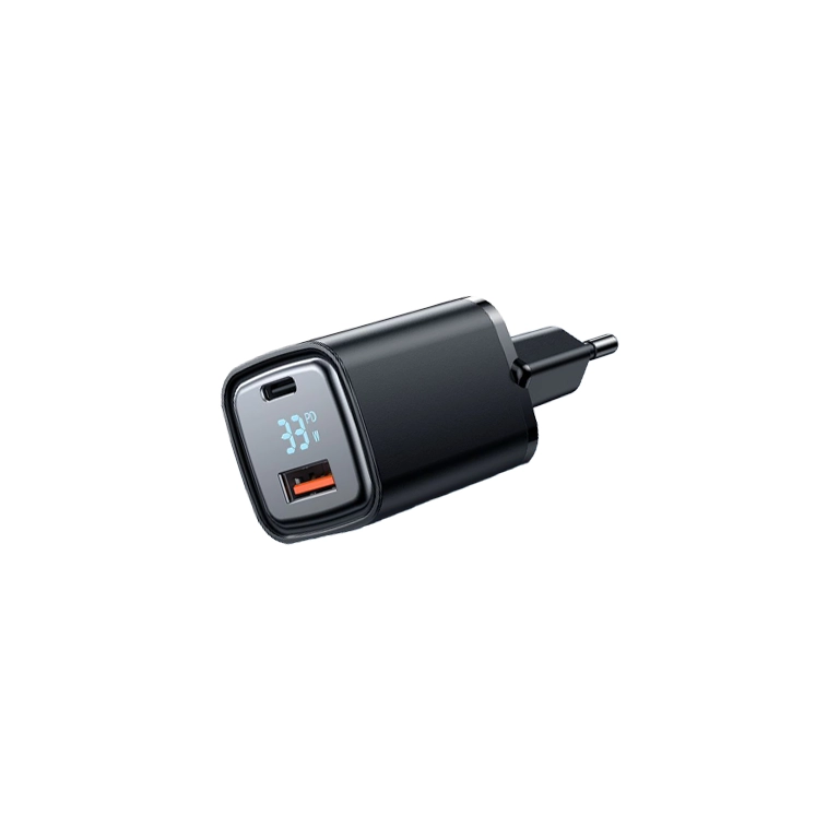 شارژر دیواری 33 وات مک دودو CH-1701 | دو پورت PD+QC، نمایشگر دیجیتال، محافظ هوشمند