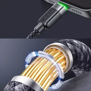 کابل تایپ سی به لایتنینگ با بدنه مغناطیسی جمع شونده مک دودو ca-2010