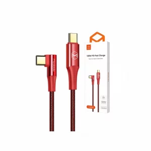 کابل سوپر فست شارژ دوسر تایپ سی 100W مک‌دودو CA-8321 | کنفی 1.2 متر 90 درجه | iDigie