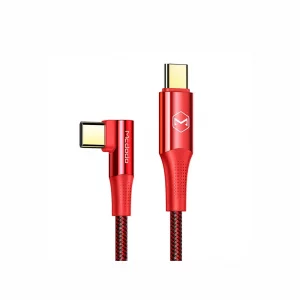 کابل سوپر فست شارژ دوسر تایپ سی 100W مک‌دودو CA-8321 | کنفی 1.2 متر 90 درجه