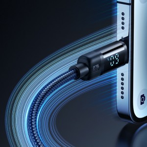 کابل شارژ سریع و انتقال داده لایتنینگ 3A مک‌دودو CA-5000 | نمایشگر دیجیتال 1.2 متر | iDigie