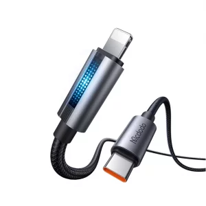 خرید کابل فست شارژ تایپ سی به تایپ سی با نور تنفس مک دودو