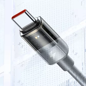 خرید کابل سوپر فست شارژ و انتقال داده تایپ سی به تایپ سی 100 وات 1.8 متری مک دودو Macdodo CA-2841 Type-C to Type-C Cable