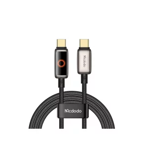 خرید کابل شارژ سریع مک‌دودو CA-6680 Type-C به Type-C با توان 100 وات، 5 آمپر و قطع‌کن خودکار