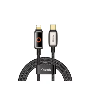 خریدکابل شارژ سریع مک‌دودو CA-6670 Type-C به لایتنینگ با توان ۳۶ وات، ۳ آمپر و قطع‌کن خودکار