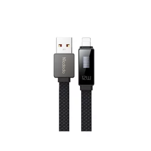 کابل شارژ و دیتا آیفون  مک‌دودو CA-4970 | جریان 3 آمپر، نمایشگر LED ریتمیک، طول 1.2 متر