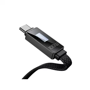 کابل شارژ فوق سریع مک‌دودو CA-4470 Type-C با گارانتی iDigi، نورپردازی LED ریتمیک و دوام بالا