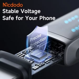 کابل شارژ مک‌دودو CA-2630 Type-C به لایتنینگ با گارانتی iDigi، نمایشگر هوشمند و سازگار با CarPlay