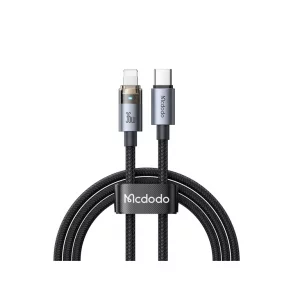 کابل شارژ مک‌دودو CA-694 تایپ‌سی به لایتنینگ با گارانتی iDigi، توان 36 وات و سازگار با Power Delivery