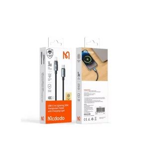 کابل تایپ‌سی به لایتنینگ مک‌دودو CA-694، راه‌حل ایده‌آل برای شارژ سریع و اتصال به کارپلی در خودرو