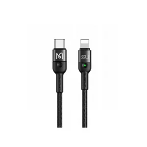 کابل شارژ فنری تایپ‌سی به لایتنینگ مک‌دودو CA-1960 |  فست شارژ 36 وات آیفون، طول 1.8 متر