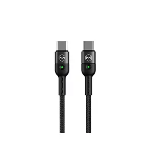 کابل شارژ فنری تایپ‌سی به تایپ‌سی مک‌دودو CA-7860 | طول 1.8 متر، انتقال سریع داده