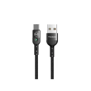 کابل شارژ فنری USB به Type-C مک‌دودو CA-6420 | فست شارژ و ضد‌گره 1.8 متری