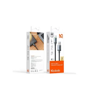 تصویر کابل شارژ سریع USB به تایپ‌سی مک‌دودو CA-3960، توان 60 وات، ۳ آمپر، طول 1 متر