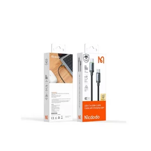 تصویر کابل شارژ سریع تایپ‌سی به تایپ‌سی مک‌دودو CA-4410، توان 60 وات، جریان ۳ آمپر، طول 1 متر
