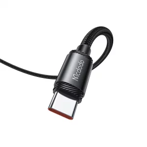 کابل شارژ سریع تایپ‌سی مک‌دودو CA-3680، توان ۲۴۰ وات، سوپر فست شارژ، طول ۱.۸ متر