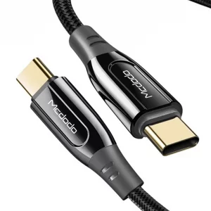 کابل تایپ‌سی مک‌دودو CA-8120، راه‌حل مطمئن برای فست شارژ و انتقال دیتا PD با توان 100 وات و طول 1.2 متر