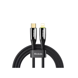 کابل تایپ‌سی به لایتنینگ مک‌دودو CA-8560 | شارژ سریع 36 وات + انتقال دیتا + قطع‌کن خودکار | طول ۱.۲ متر