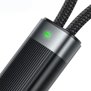 تصویر کابل تایپ‌سی دوپورت مک‌دودو CA-6780، فست شارژ ۱۰۰ وات، شارژ هم‌زمان دو دستگاه، طول 1.5 متر